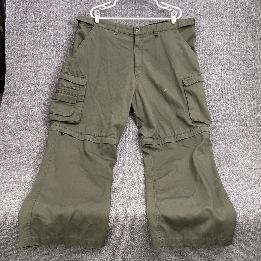 Boy Scouts of America Convertible Uniform Pants Mens 42 Relaxed Green Switchback